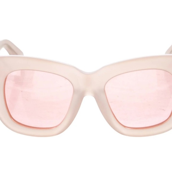 Acne Studios $395 Library sunglasses in pink acetate; good used condition! - Picture 2 of 12